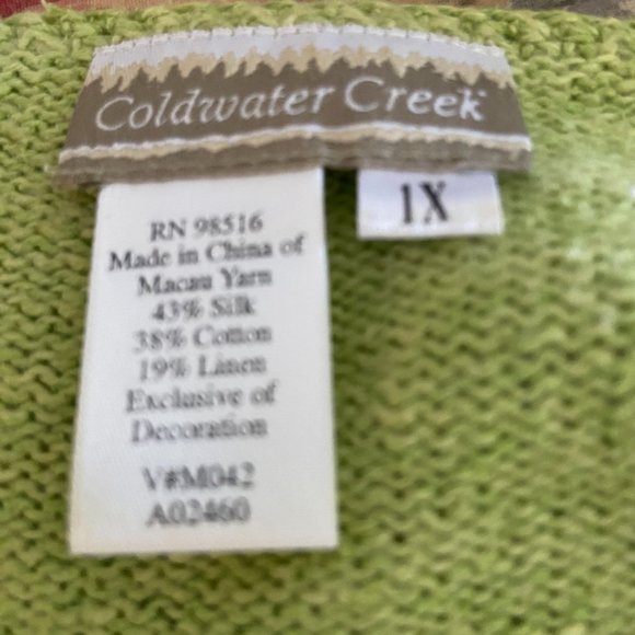 Coldwater Creek Embroidered Sweater - Picture 3 of 3